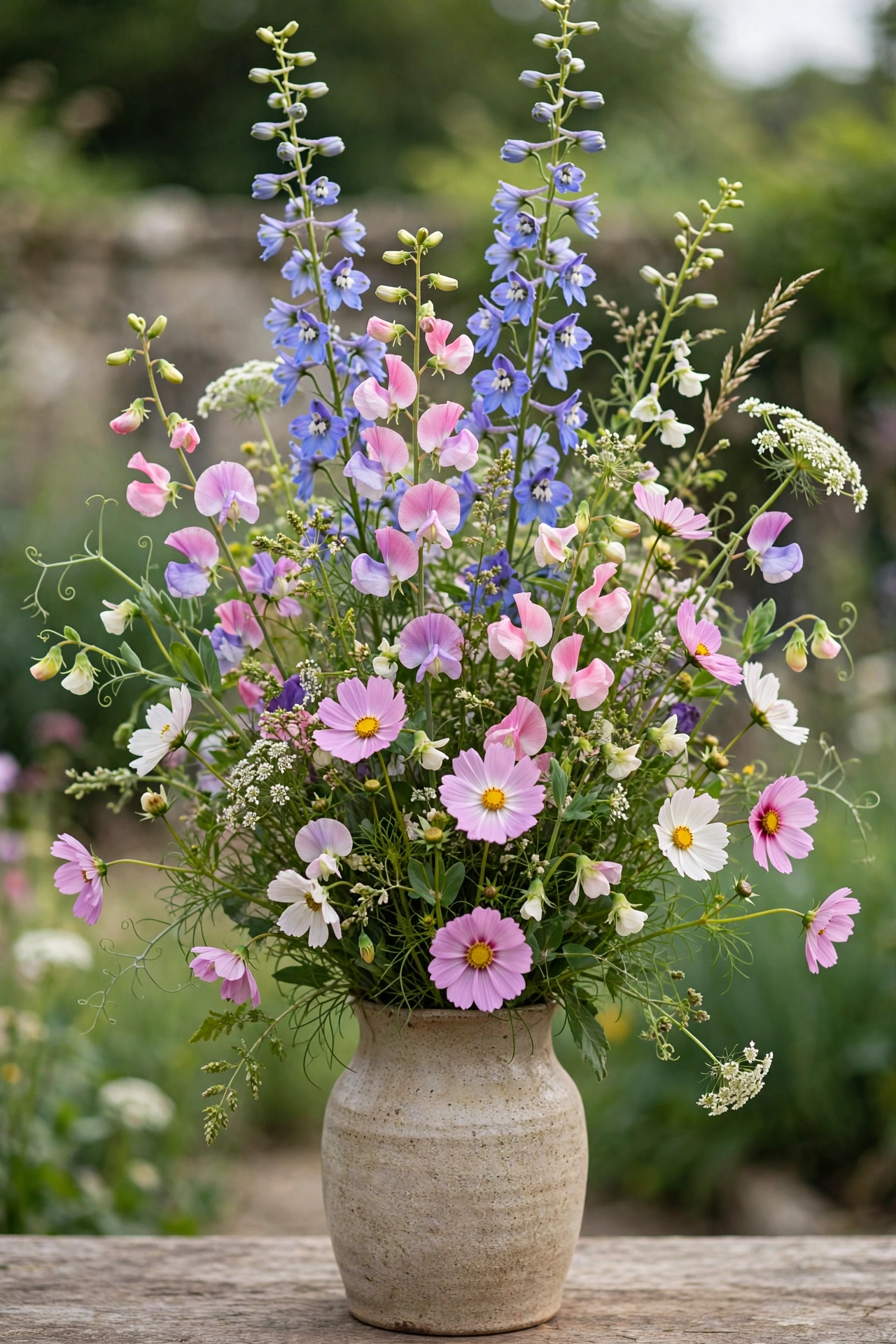 Wild garden bouquet
