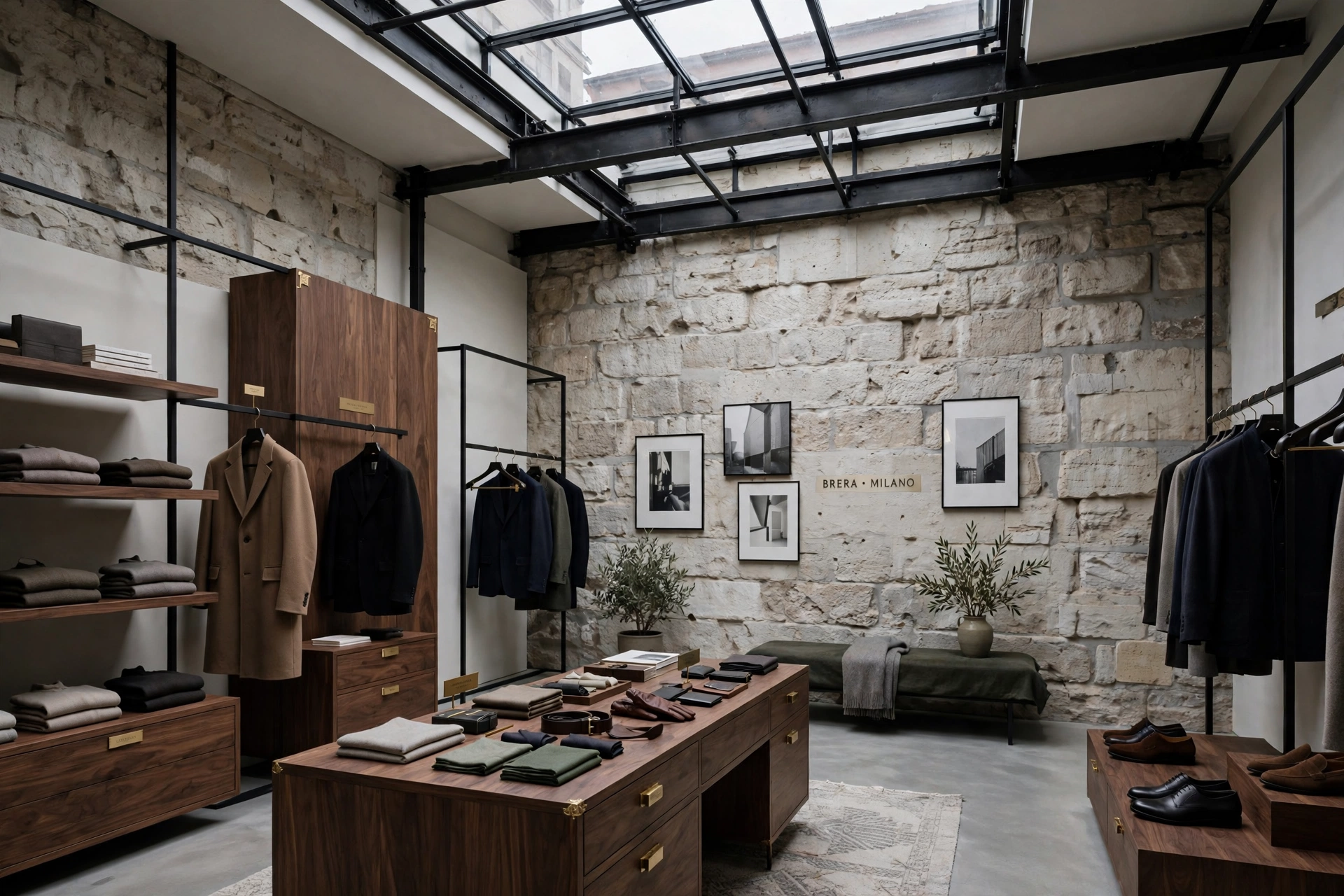 Ash & Oak Milan boutique interior
