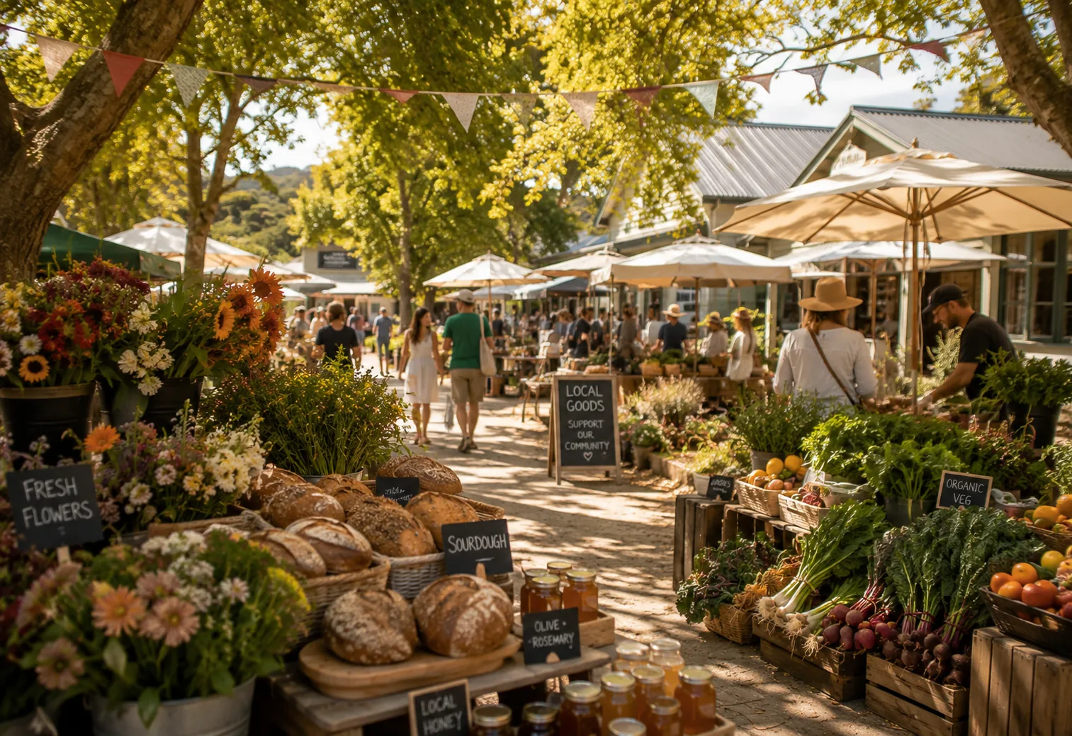 Saturday market produce