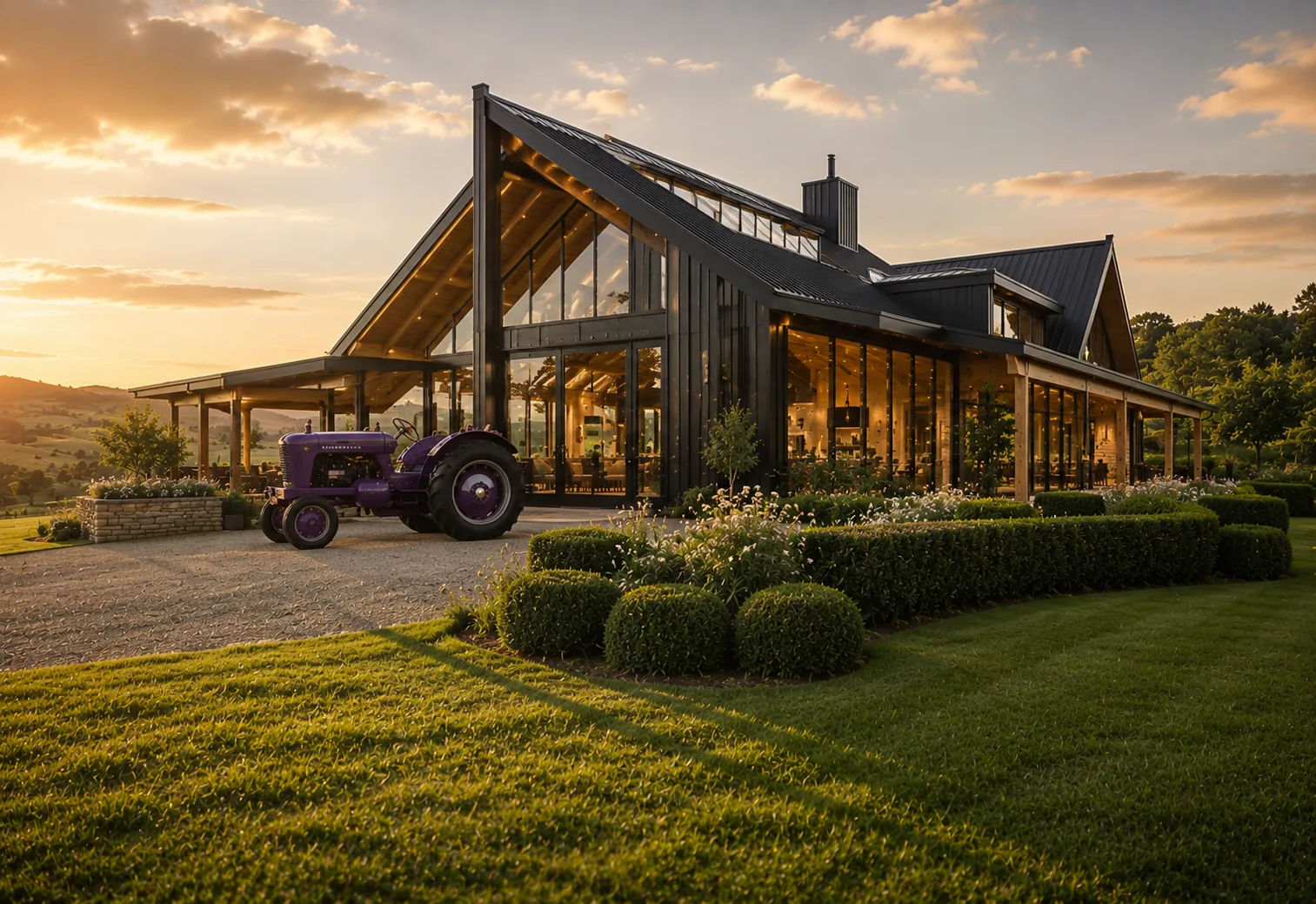 Farm Retreat barn exterior