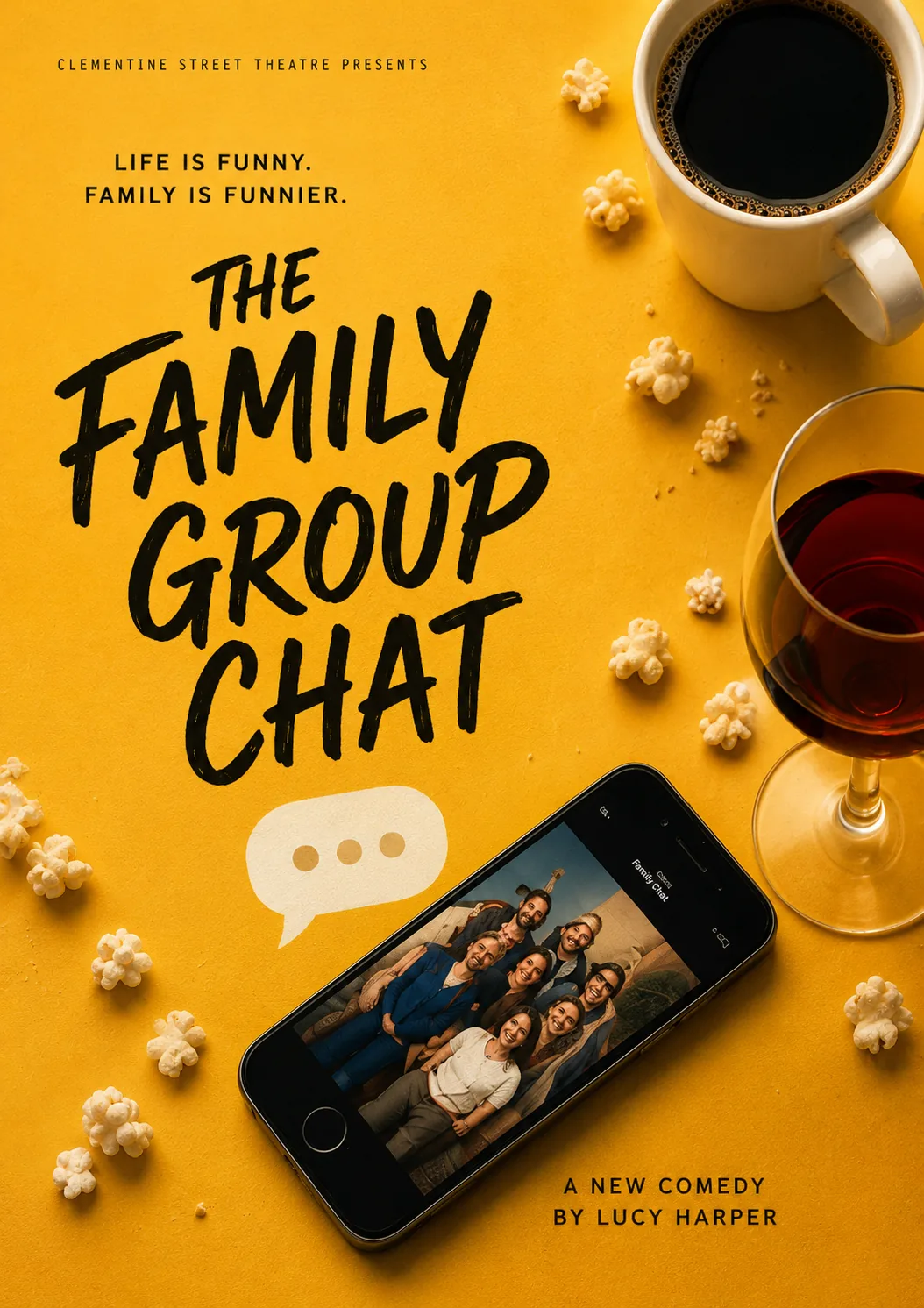 Poster artwork for The Family Group Chat